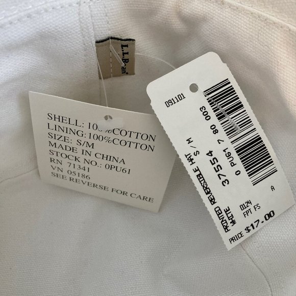 L.L. Bean Little Girls Floral Bucket Hat • New With Tags - Picture 5 of 6